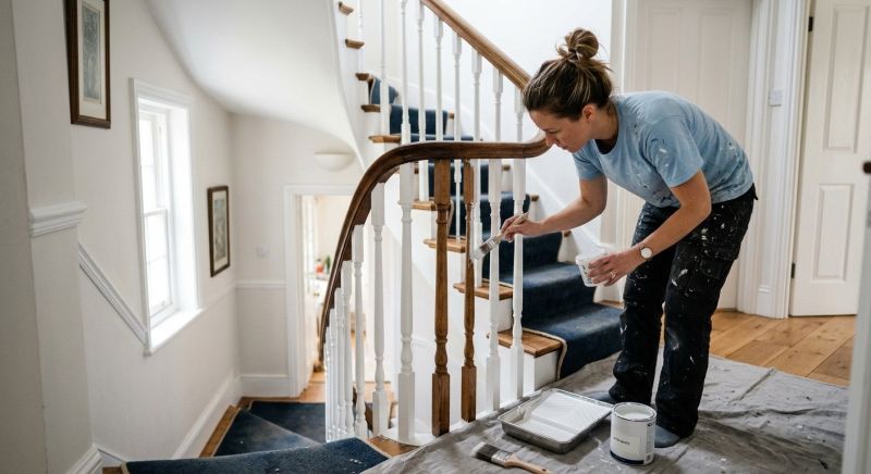 Bannister Staining in Waco, TX