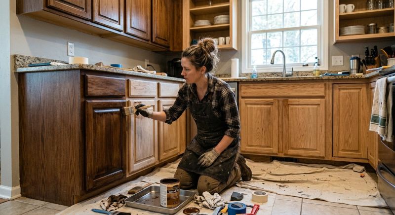 Kitchen Cupboard Refinishing in Terre Haute, IN