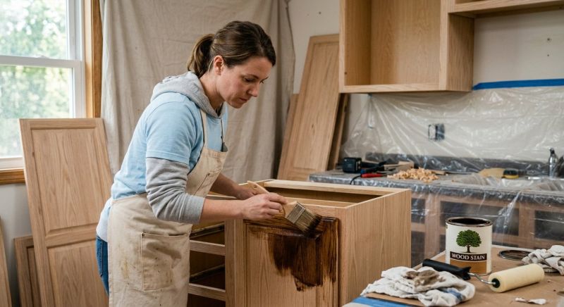 Cabinet Staining Service in Dayton, OH
