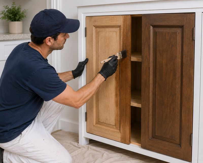 Cabinet Staining Service in Bloomington, IN