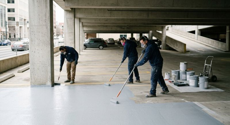 Commercial Concrete Painting in Greeley, CO