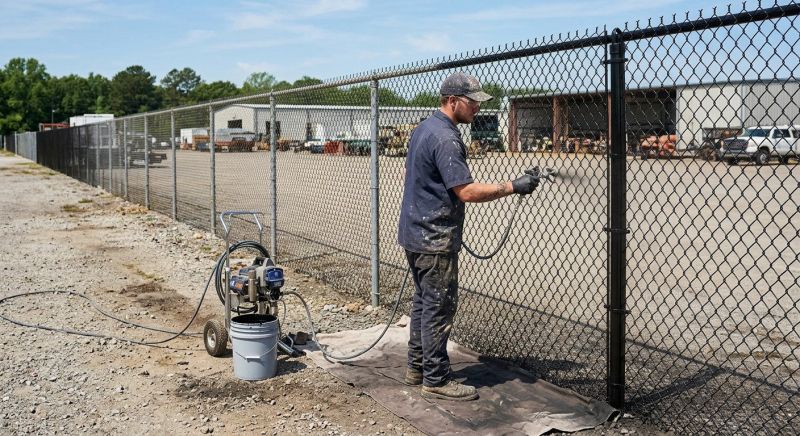 Commercial Fence Painting in Clearwater, FL