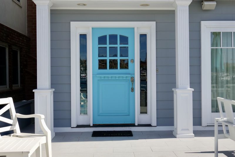 Colorful front door