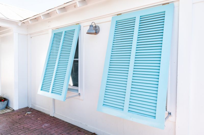 Painting of outdoor shutters