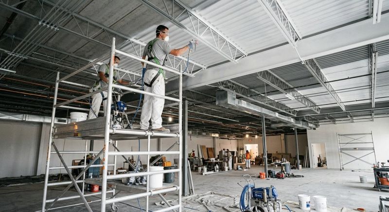 Retail Ceiling Painting in Longmont, CO
